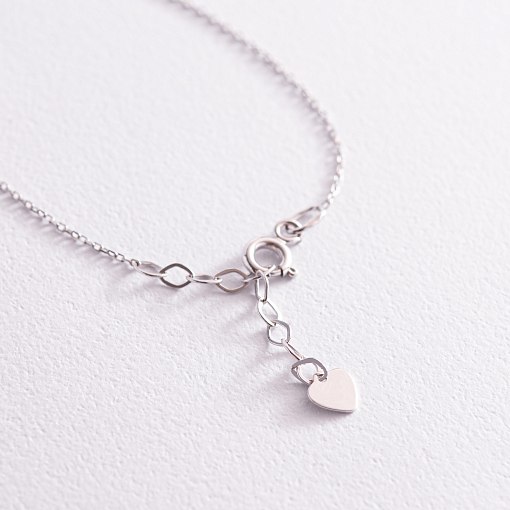 Браслет "Лунница" в белом золоте б05086 3