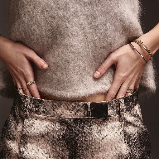 Золота каблучка з різнокольоровими сапфірами кб0534м 6