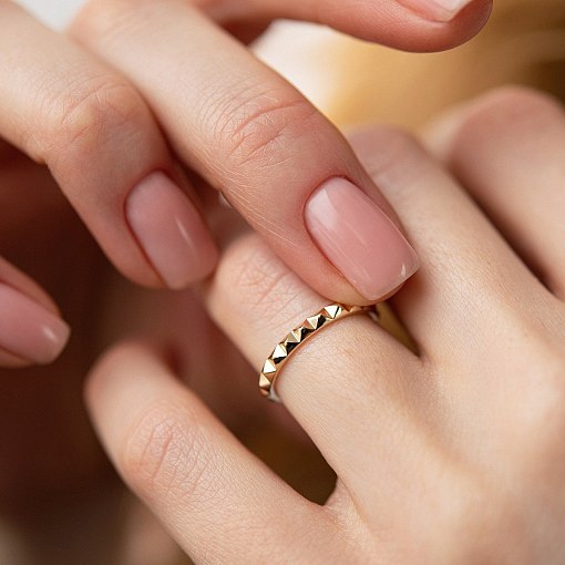 Кольцо "Mona" в желтом золоте к07407 2