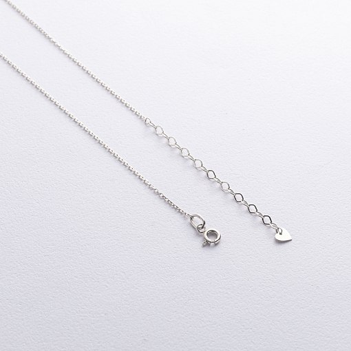 Колье "Крестик" в белом золоте (бриллианты) колб0134м 5