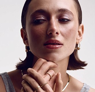 Кольцо "Бриттани" в желтом золоте к07479 №15