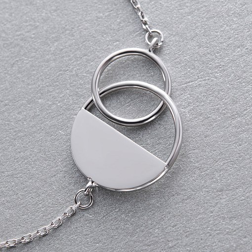 Золотой браслет "Переплетение" б04735 3