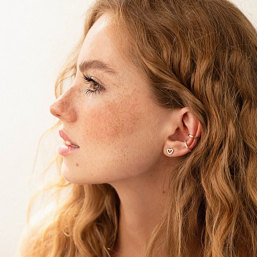 Каффа "Джессика" в желтом золоте (фианиты) с08026 4