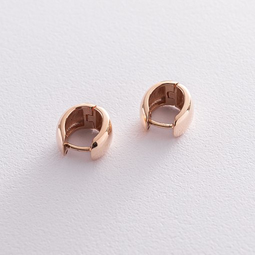 Серьги в красном золоте "Грация" с07329 3