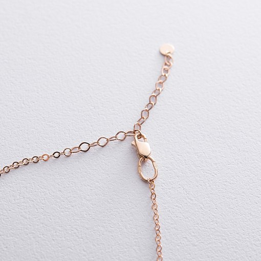 Кольє Монетки в червоному золоті кол01549 2