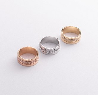 Кольцо "Sharon" с фианитами (красное золото) к08337 №6