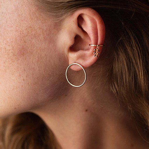 Каффа "Веточка" в красном золоте с08039 2