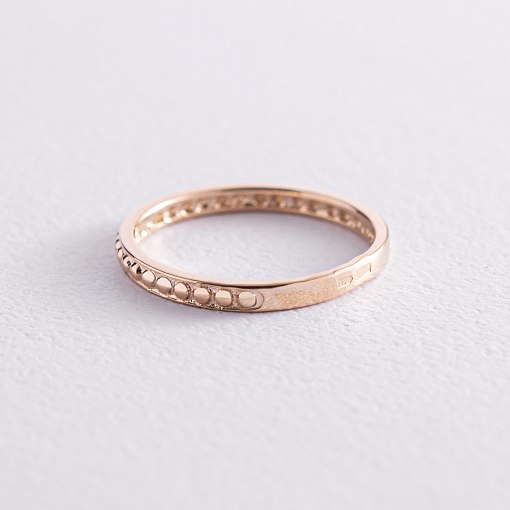 Каблучка в жовтому золоті к07009 3