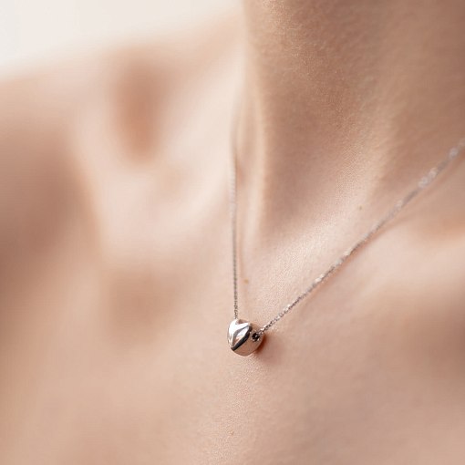 Золоте кольє із сердечком кол01322 9