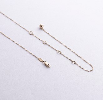 Колье "Шарики" в желтом золоте кол02507 №6