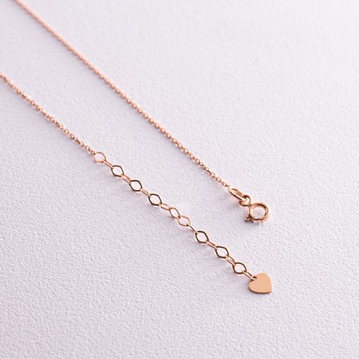 Двойное колье - галстук "Монетки" в красном золоте кол02284 10