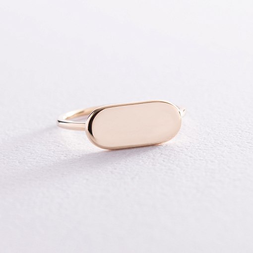 Каблучка в жовтому золоті (можливе гравіювання) к07206 3