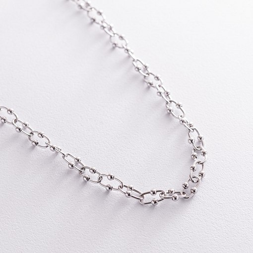 Колье "Фантазия" в белом золоте кол01912 4