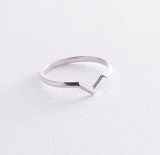 Кольцо "Viola" в белом золоте к07481