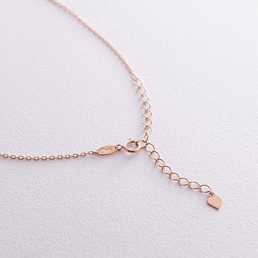 Кольє - ланцюжок в червоному золоті кол02378 5