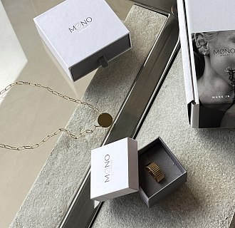 Широкое кольцо "Энид" в желтом золоте к07359 №15