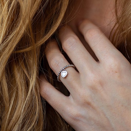 Кулькова золота каблучка 