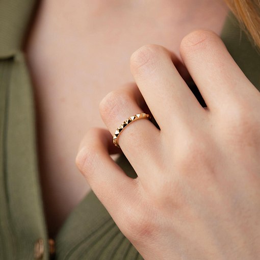 Кольцо "Mona" в желтом золоте к07407 11