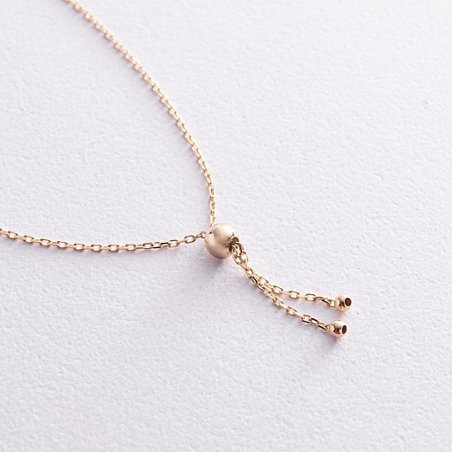 Золотой браслет "Переплетение" б04374 9