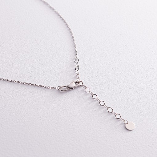 Колье "Булава" в белом золоте кол02251 4