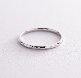 Кольцо "Меган" в белом золоте к07406 №5