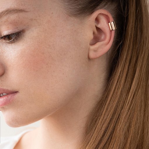 Серьга - каффа (красное золото) с06955