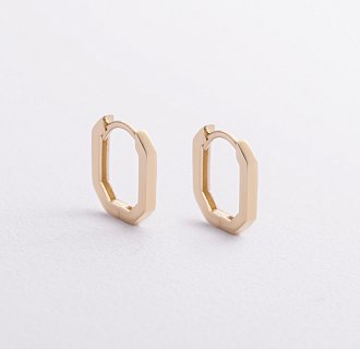 Серьги "Olimpia" в желтом золоте с09398