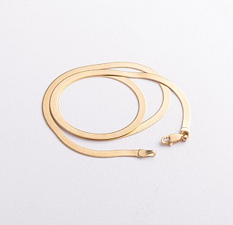 Колье "Наоми" в желтом золоте (снейк) ц00459-4,0 №3