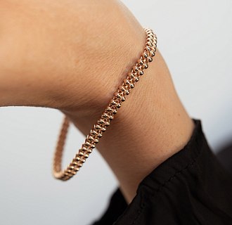 Браслет "Шарики" в красном золоте б05785 №7