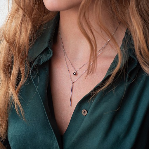 Подвійне золоте кольє 