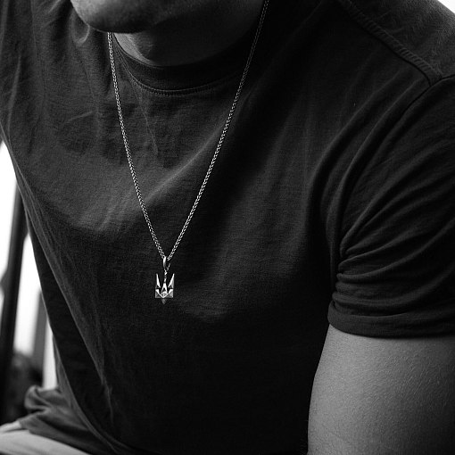 Кулон "Герб Украины - Тризуб" в желтом золоте п03718 7