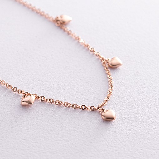 Золотой браслет Романс на ногу б03645 2