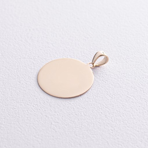 Кулон "Карта Украины" в желтом золоте п03775 5