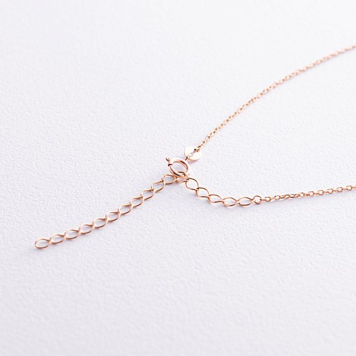 Колье "Шарики" в красном золоте кол02223 5