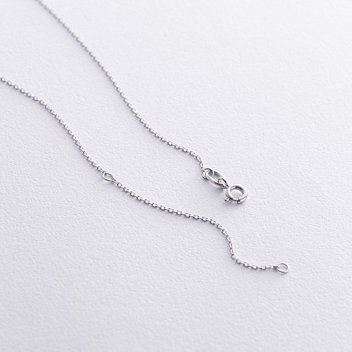 Кольє в білому золоті з діамантом 732861121 5