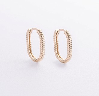 Серьги "Alisia" в желтом золоте с09221
