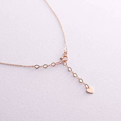 Колье "Молния" в красном золоте кол02296 6