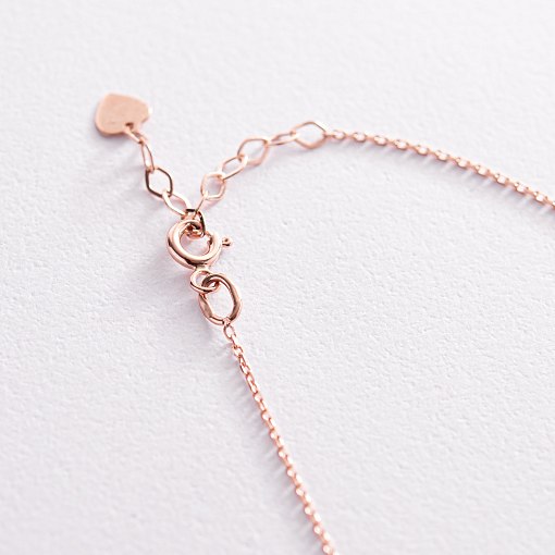 Браслет "Самолетик" в красном золоте б04143 5