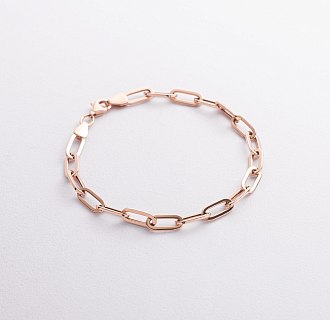 Браслет "Цепочка" в красном золоте б05640