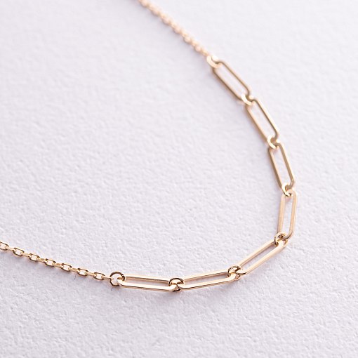 Кольє - ланцюжок в жовтому золоті кол02382 2