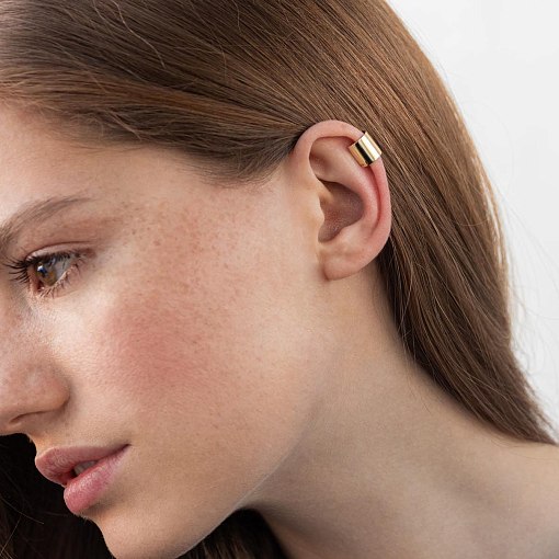 Серьга - каффа (желтое золото) с06951 14