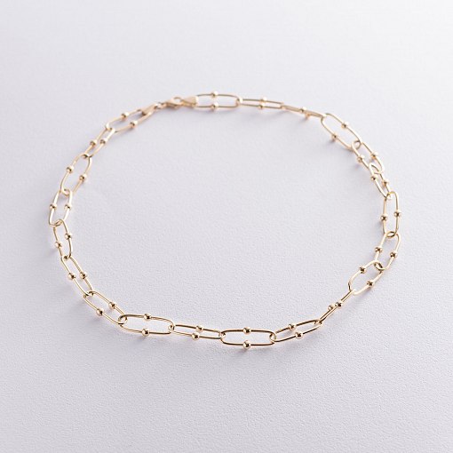 Колье "Фантазия" в желтом золоте кол01836 3