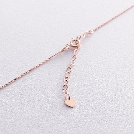 Колье "Большой круговорот" в красном золоте кол01851 3