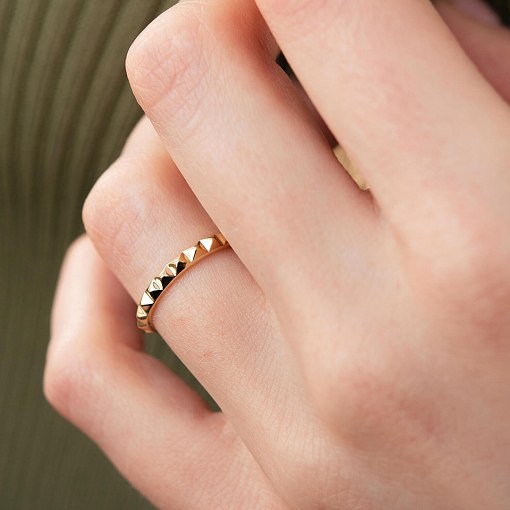 Кольцо "Mona" в желтом золоте к07407 8