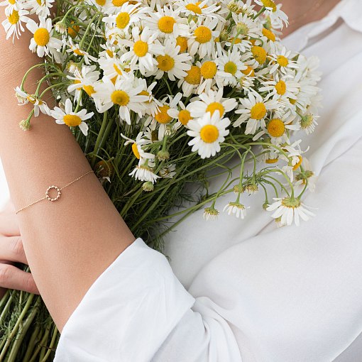 Браслет "Гармония" в желтом золоте б04470 3