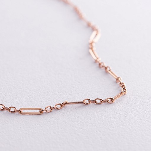 Кольє - ланцюжок в червоному золоті кол02374 5