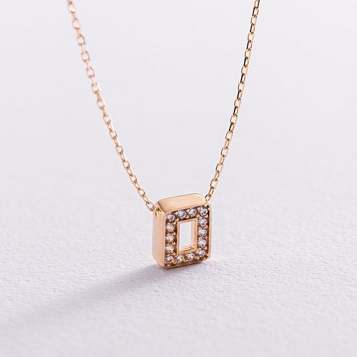 Кольє з буквою 