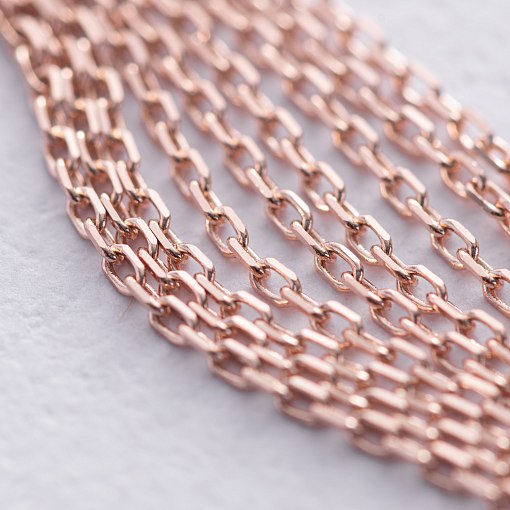 Кольцо с цепочками (красное золото) к07623 5