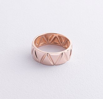 Кольцо "Jasmine" в красном золоте к08148 №3