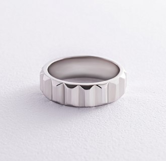 Кольцо "Frederika" в белом золоте к07519 №5